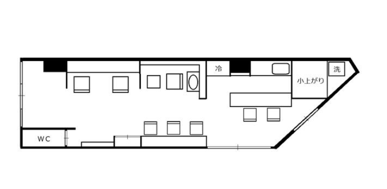 【兵庫県神戸市長田区】JR神戸線 新長田駅から徒歩3分／軽飲食相談可／ビル内にも面した立地／美容室居抜き／約12.44坪